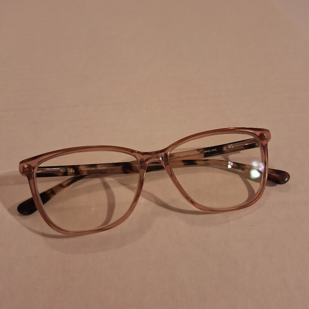 Wittnauer Angelique Blush Pink Brown Eyeglasses